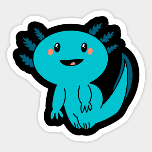 Kawaii Axolotl Sticker